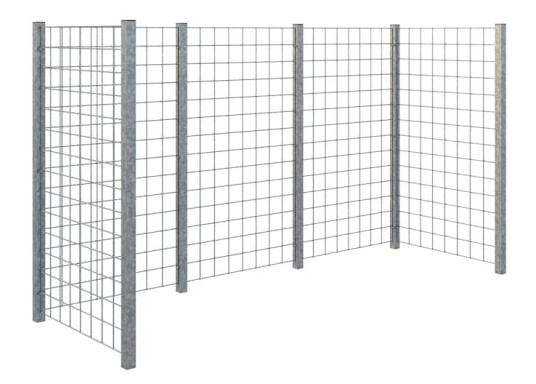 Renovasjonsskjul PLUS Espalier 258×89×147 cm