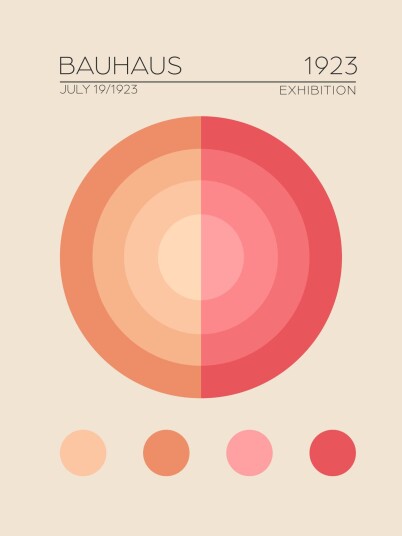 Plakat   Bauhaus utstilling 1923