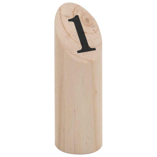 Nummerkubb spillesett i tre Nummerkubb spillesett i tre