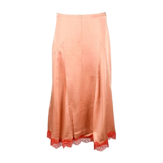 Semicouture Dame Skjørt Rød S, Semicouture Dame Skjørt Rød S,