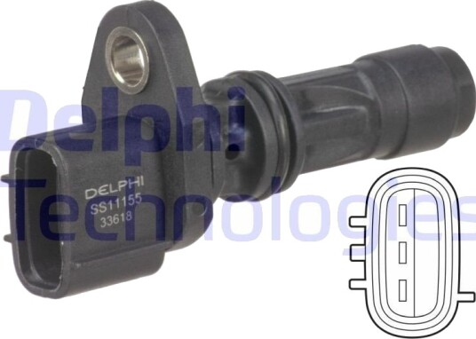 DELPHI SS11155 Impulsgiver, veivaksel