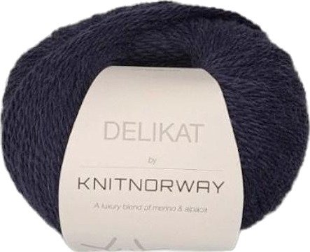 Knit Norway Delikat Garn Navy Blue 511 50 g