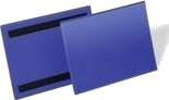 Hyldeforkant Lagerlomme Med Magnet A5 Tværformat Blå 223X163 Mm   50 Stk.