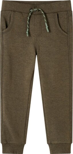 Joggebukser for barn kaki melert 92