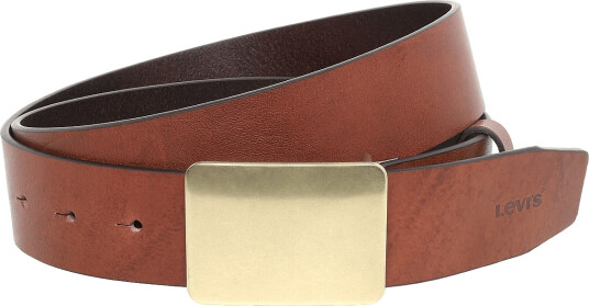 Levi"s® Ryder Plaque Buckle Belt Choco Brown 85