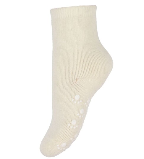 Joha Sokker   Ull   Off White m. Anti Slip   Joha   15/18   Sokker   Hvit