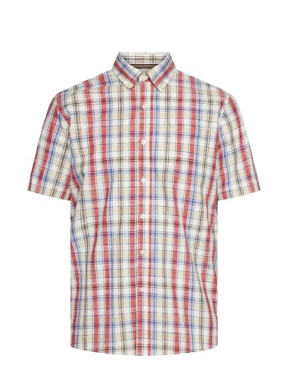 SIGNAL Giansi Slub Check Ss Cream XL SIGNAL Giansi Slub Check Ss Cream XL