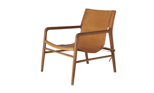 Wikholm Form BEJA Lenestol Cognac