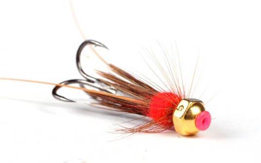 Umpqua Flies Frances Hexagon Red