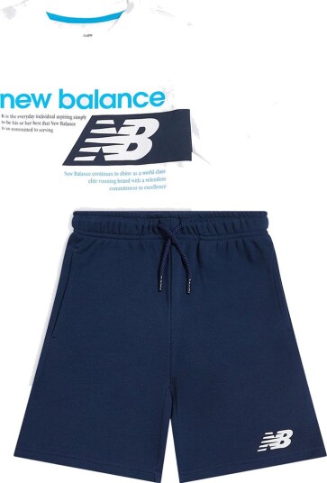 New Balance Shorts Sett     Merkelapp Bright White   New Balance   12 13 år (152 158)   Shorts Hvit Marineblå
