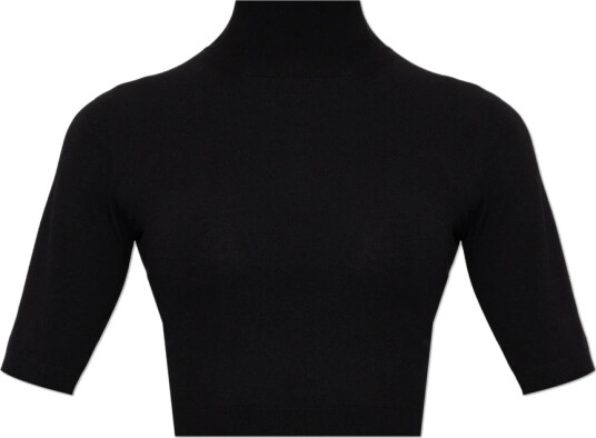 Max Mara Dame Strikkevarer Svart L,