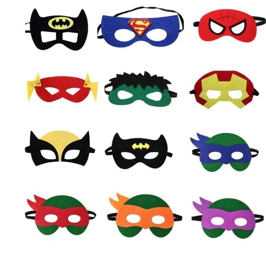 Halloween-maske - Cosplay - Dress up - Superhelt