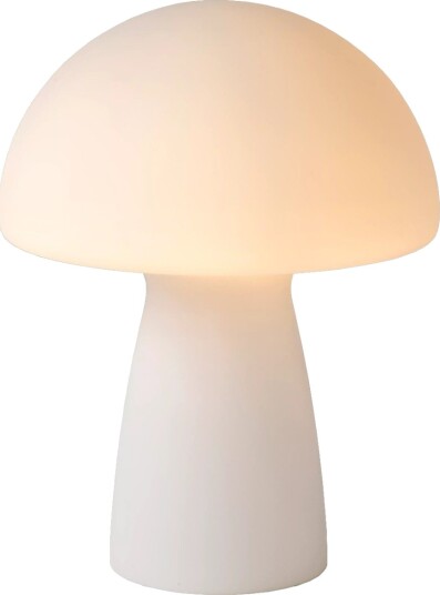 Fungo Bordlampe  Høyde 28 Cm  Opalhvit
