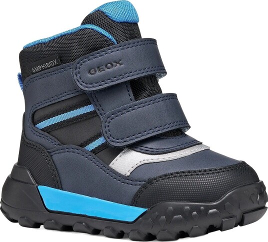 GEOX B Trekkyup Boy B Abx   BLACK/LIGHT BLUE   24