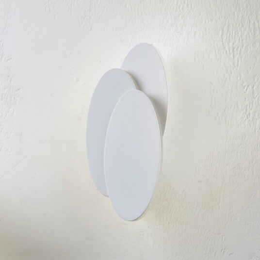 Lindby LED-vegglampe Kolme hvit akryl aluminium 28 cm
