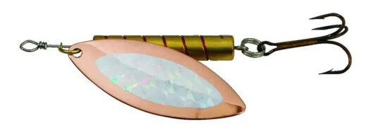 Søvik Laksespinner, kobber/sølv reflex - 28 gram Søvik Laksespinner, kobber/sølv reflex - 28 gram