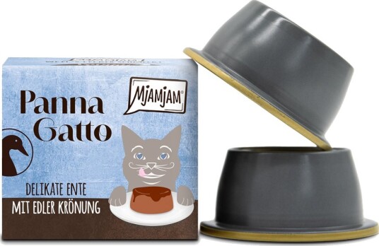 Mjamjam Våtfôr Panna Gatto Delikat And Med Deilig Topping 2 X 80 G