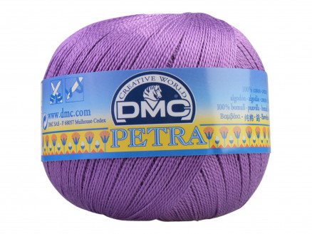 DMC Petra nr. 5 Heklegarn Unicolor 53837 Lilla DMC Petra nr. 5 Heklegarn Unicolor 53837 Lilla