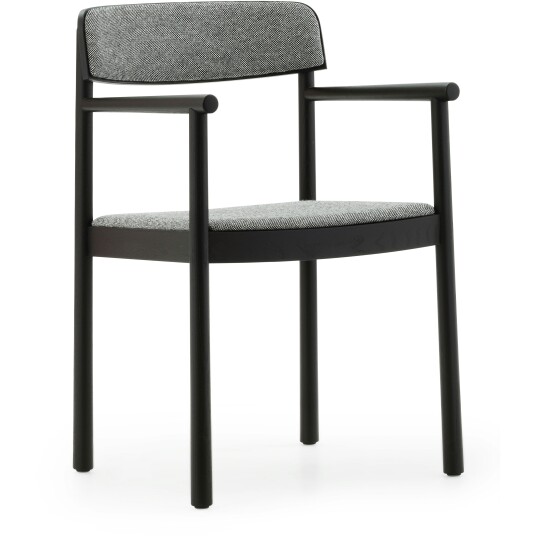 Normann Copenhagen Timb Stol Med Armlene Sort / Hallingdal 166 Normann Copenhagen Timb Stol Med Armlene Sort / Hallingdal 166