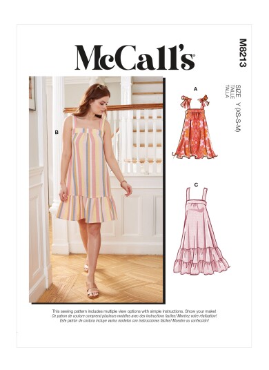 McCall's 8213 - Kjole ZZ (L-XL-XXL)