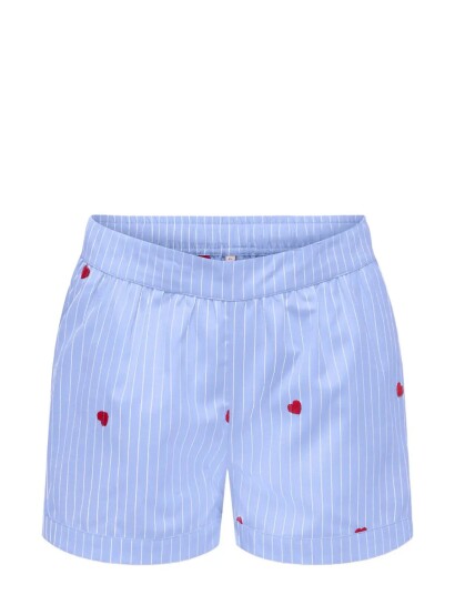 Kids Only Kognew Lina Stripe Emb Shorts Wvn - Blue - 146 Kids Only Kognew Lina Stripe Emb Shorts Wvn - Blue - 146