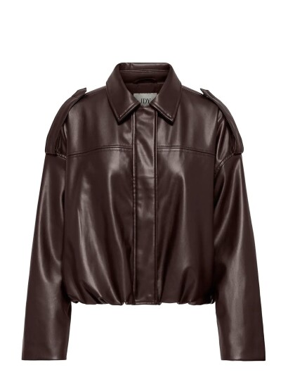 JDY Jdyane Faux Leather Bat Jacket Otw Sgo Brown M JDY Jdyane Faux Leather Bat Jacket Otw Sgo Brown M