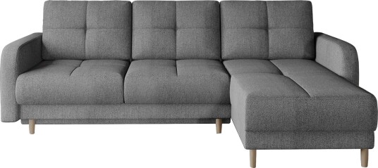 Saimon Sovesofa m. Divan med Oppbevaring 3 seter Grå Saimon Sovesofa m. Divan med Oppbevaring 3 seter Grå