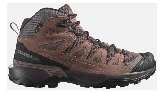 Salomon X Ultra 360 Leather Mid Gore-T Peppercorn / Cognac / Hot Cora 41 1/3 (Uk 7.5) Walkingsko