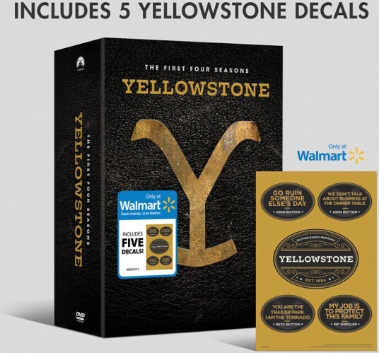 Yellowstone First Four Seasons DVD