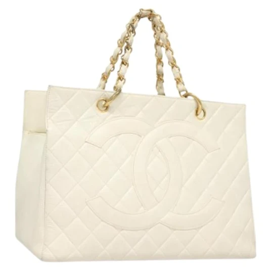 Chanel Vintage Dame Pre-owned Hvit