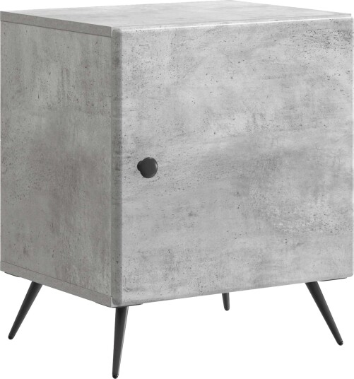  Nattbordskap Betonggrå 43 x 34,5 x 50 cm Konstruert tre