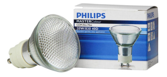 Philips MASTERColour GX10 CDM-RM Mini 20W 40D - 830 varm hvit