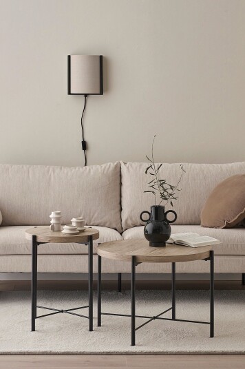 Ellos Home   Settbord Gilda Ø 40 cm/ Ø 60 cm   Natur