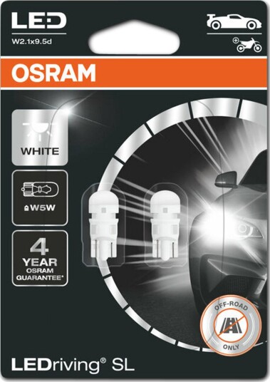 Lyspærer Osram Retrofit LEDriving W5W 12 V 0,8 W