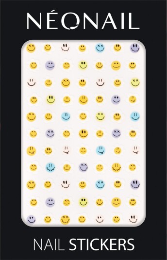 NEONAIL Let Them Glow Nail Stickers Smileys