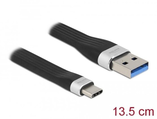 DELOCK USB 3.2 Gen 1 FPC Flat Ribbon Cable USB Type-A to USB Type-C™