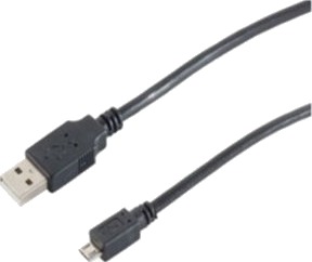 Shiverpeaks Bs77183-Hq 3 M Usb A Micro-Usb B Usb 2.0 0,48 Gbit/S Sort