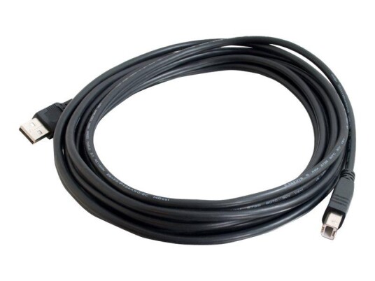 C2G 3.3ft USB A to USB B Cable - USB A to B Cable - USB 2.0 - Black - M/M - USB-kabel - USB til USB-type B - 1 m