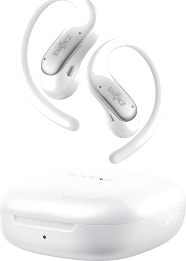 Shokz OpenFit Air 2 True Wireless Hodetelefoner Hvit med 36 timers batteritid Shokz OpenFit Air 2 True Wireless Hodetelefoner Hvit med 36 timers batteritid