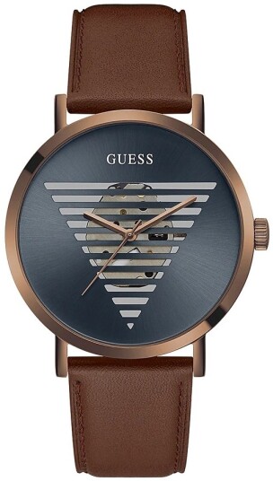 Guess Herreklokke GW0503G4 Idol Grå/Lær Ø44 mm