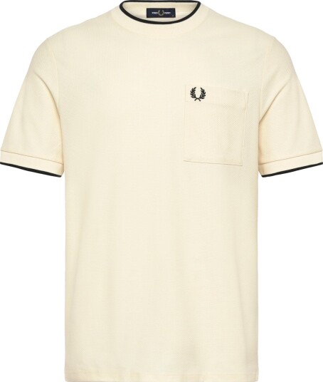 Fred Perry Pocket Detail Pique Tee Cream XXL Fred Perry Pocket Detail Pique Tee Cream XXL
