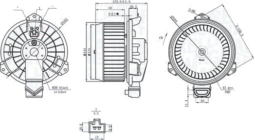 MAGNETI MARELLI 069412749010 Kupévifte MAGNETI MARELLI 069412749010 Kupévifte