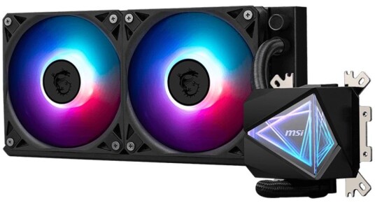 MSI MAG CoreLiquid I240 Væskekjøler 240mm CPU Kjølesystem MSI MAG CoreLiquid I240 Væskekjøler 240mm CPU Kjølesystem