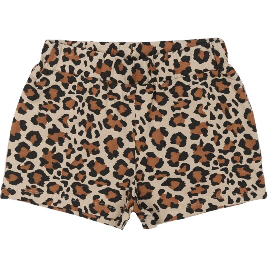 The New Feather Gray AOP Orella Shorts 3-4 år