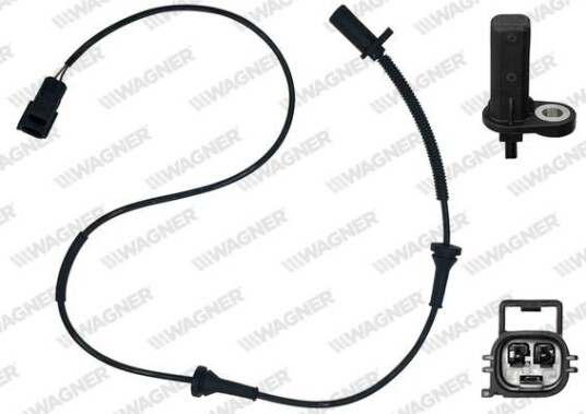 Sensor, ABS WAGNER ABS00691