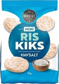 Nordthy Mini Riskjeks Havsalt  75 g.
