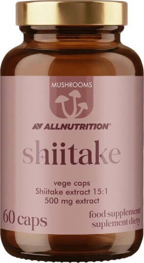 Shiitake ekstrakt 15:1 500 mg – 60 kapsler