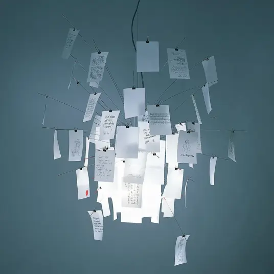 Ingo Maurer Oh Mei Ma Weiß Taklampe 300cm