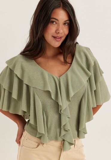 Bubbleroom Flounce Top