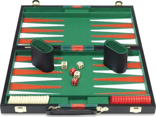 Backgammon i koffert